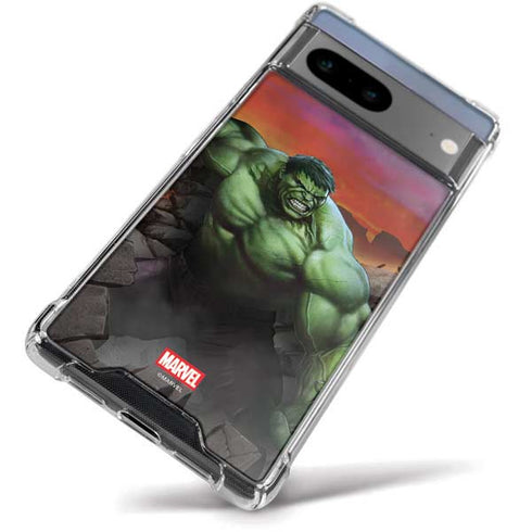 Marvel Enraged Hulk Google Pixel 8 Clear Case